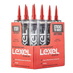 Sashco Lexel Clear Synthetic Rubber All Purpose Caulk 10.5 oz - Case of 12