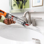 Sashco Lexel Clear Synthetic Rubber All Purpose Caulk 10.5 oz - Case of 12