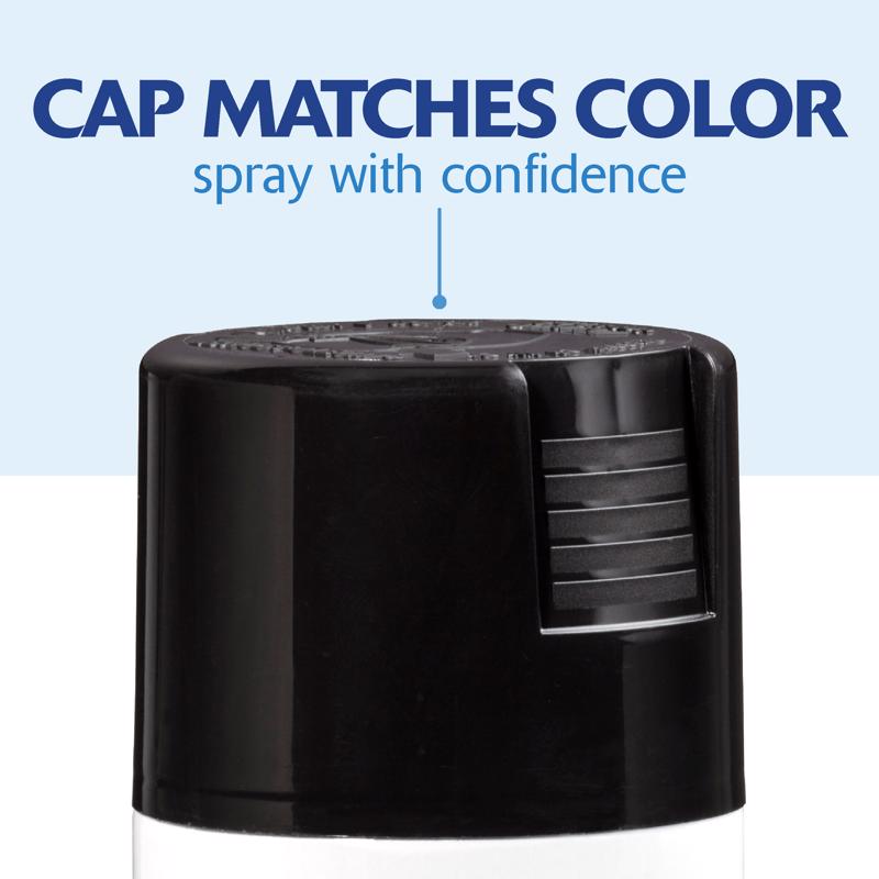 Rust-Oleum Painter's Touch 2X Ultra Cover Semi-Gloss Black Paint+Primer Spray Paint 12 oz - Case of 6