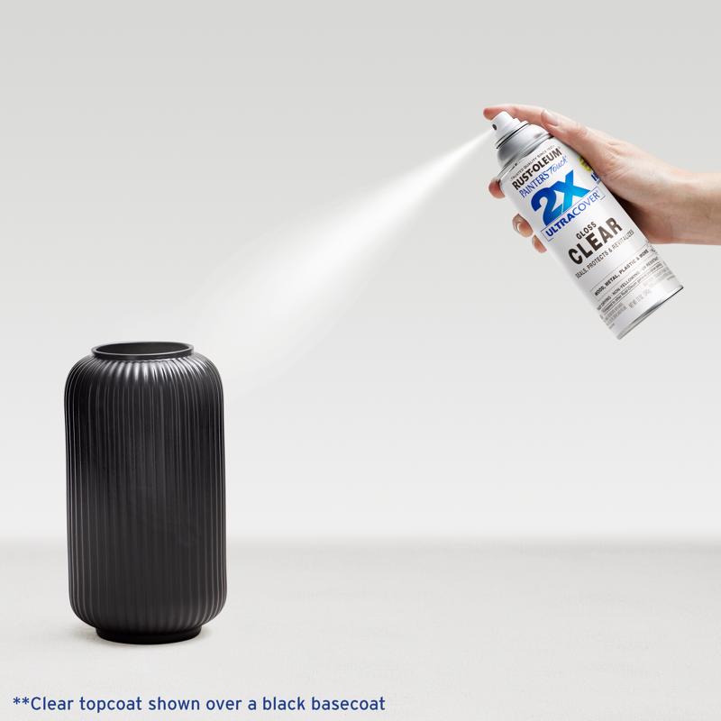 Rust-Oleum Painter's Touch 2X Ultra Cover Gloss Clear Acrylic Coating Spray Paint 12 oz - Case of 6