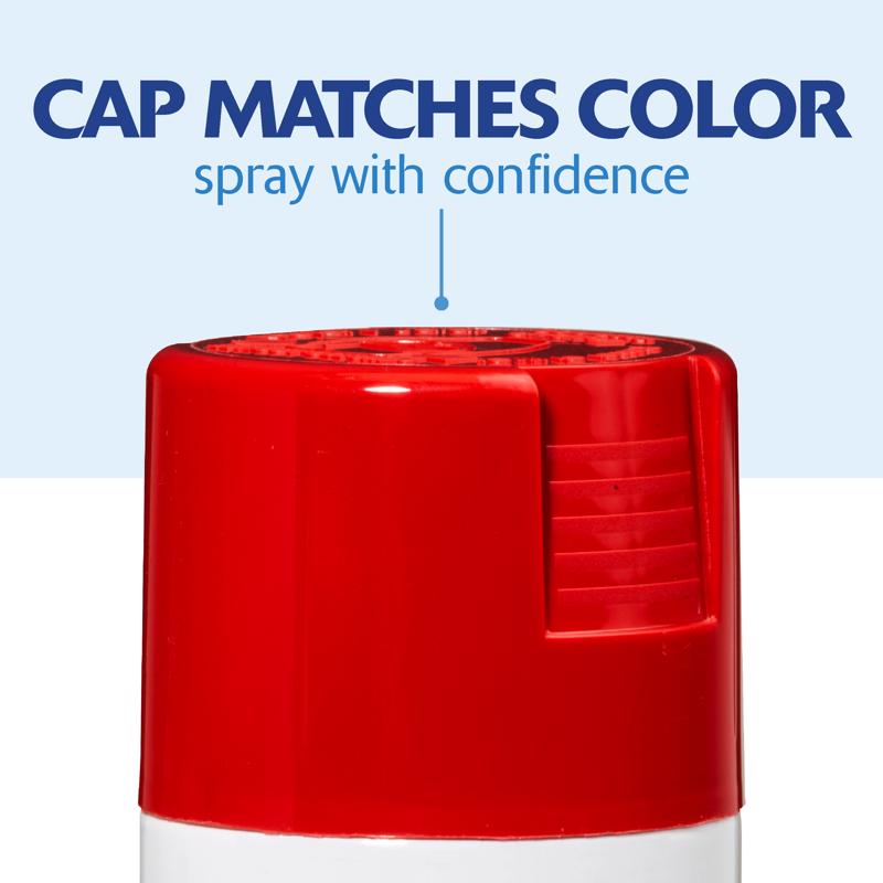 Rust-Oleum Painter's Touch 2X Ultra Cover Gloss Apple Red Paint+Primer Spray Paint 12 oz - Case of 6