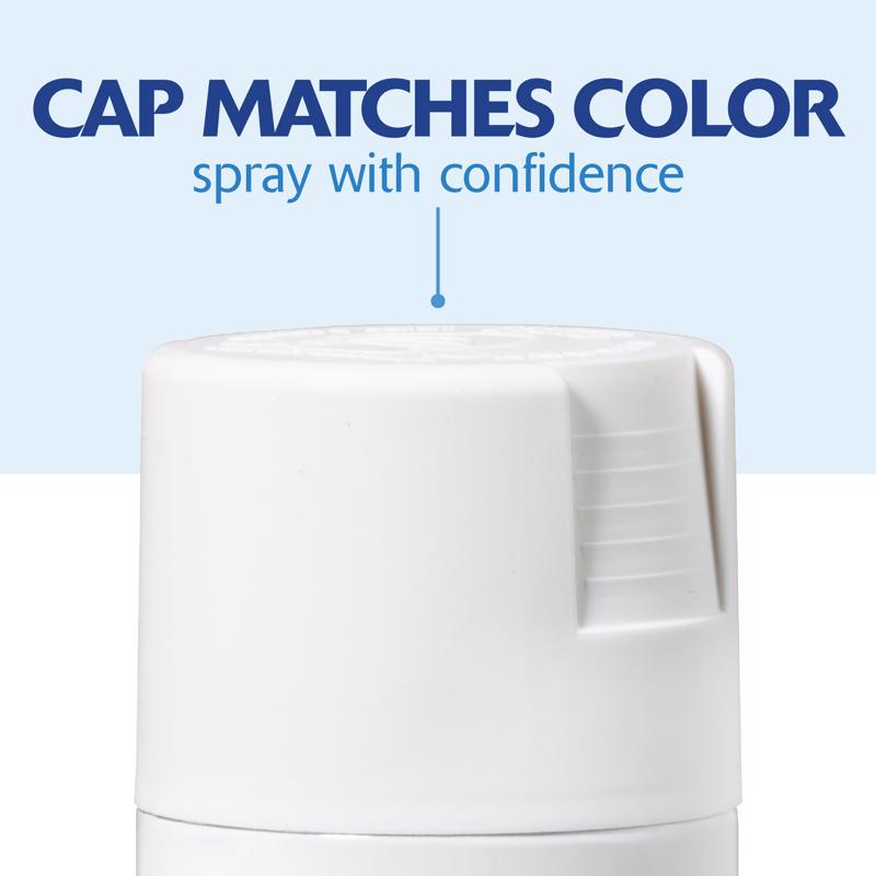 Rust-Oleum Painter's Touch 2X Ultra Cover Satin Blossom White Paint+Primer Spray Paint 12 oz - Case of 6