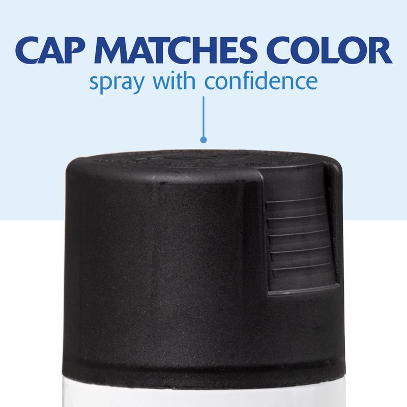 Rust-Oleum Painter's Touch 2X Ultra Cover Satin Canyon Black Paint+Primer Spray Paint 12 oz - Case of 6