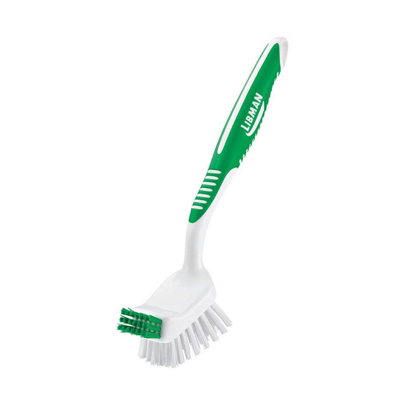 Libman Big Job 2.5 in. W Hard Bristle 8 in. Plastic/Rubber Handle Kitchen Brush - Case of 6