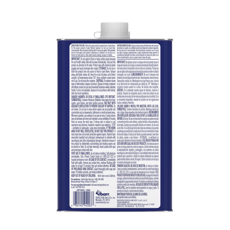 Klean Strip Mineral Spirits Paint Thinner 1 qt - Case of 6