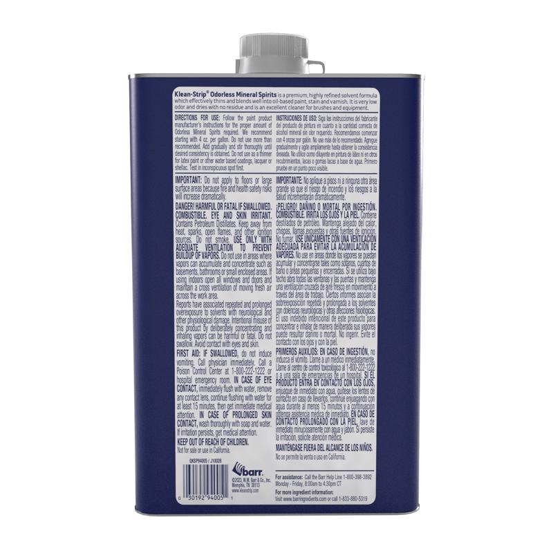 Klean Strip Mineral Spirits Paint Thinner 1 qt - Case of 6