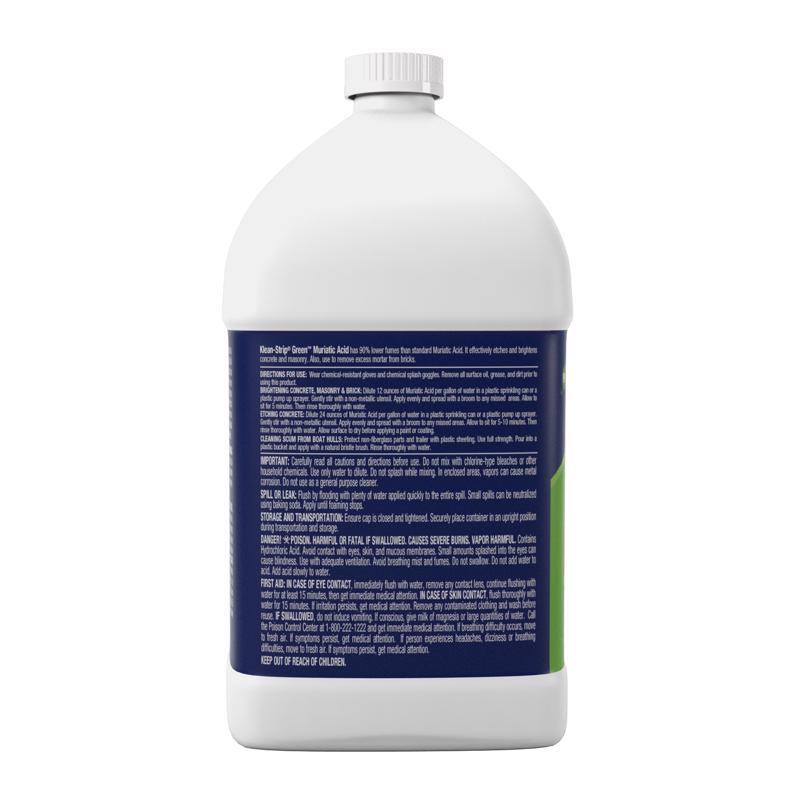 Klean Strip Green Muriatic Acid 1 gal Liquid - Case of 4