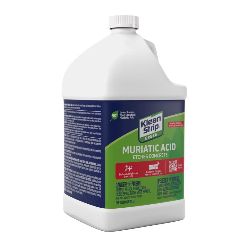 Klean Strip Green Muriatic Acid 1 gal Liquid - Case of 4