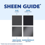 Rust-Oleum Painters Touch Ultra Cover Semi-Gloss Black Water-Based Paint Exterior and Interior 1 qt - Case of 2