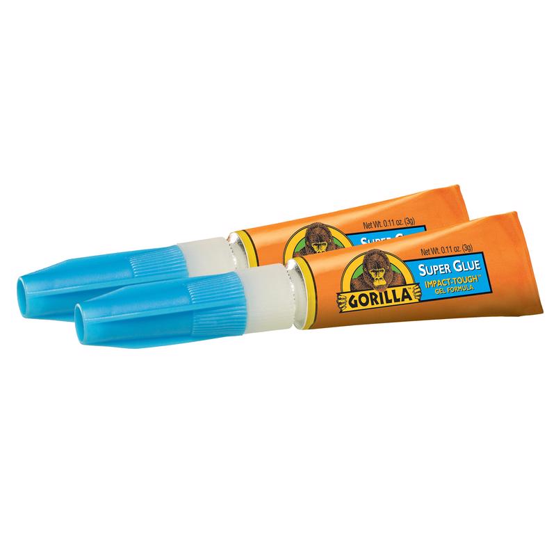 Gorilla High Strength Glue Clear Super Glue 0.22 oz - Case of 10
