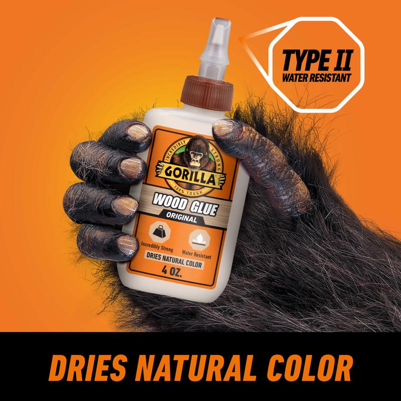 Gorilla Light Tan Wood Glue 4 oz