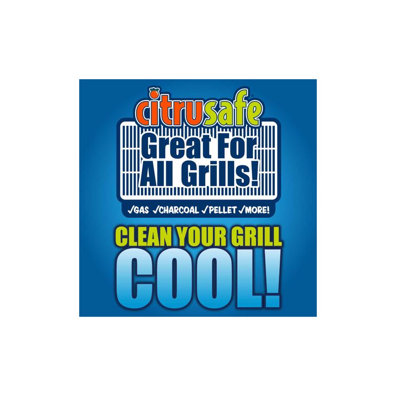 Citrusafe Lemon Scent BBQ Grill Cleaner 23 oz Liquid - Case of 6