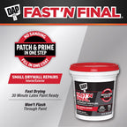 DAP Fast 'N Final Ready to Use White Lightweight Spackling Compound 16 oz - Case of 12