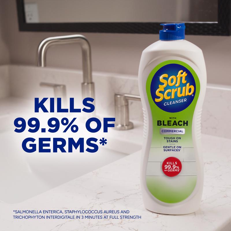 Soft Scrub No Scent Heavy Duty Cleaner 24 oz Cream - Case of 8