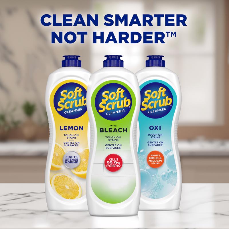 Soft Scrub No Scent Heavy Duty Cleaner 24 oz Cream - Case of 8