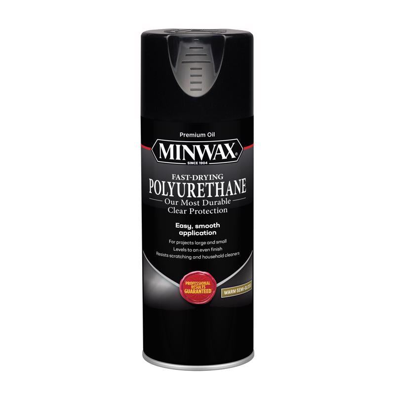 Minwax Semi-Gloss Clear Oil-Based Fast-Drying Polyurethane 11.5 oz - Case of 6
