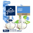 Glade Plug-Ins Clean Linen Scent Air Freshener Refill 1.34 oz Liquid - Case of 6