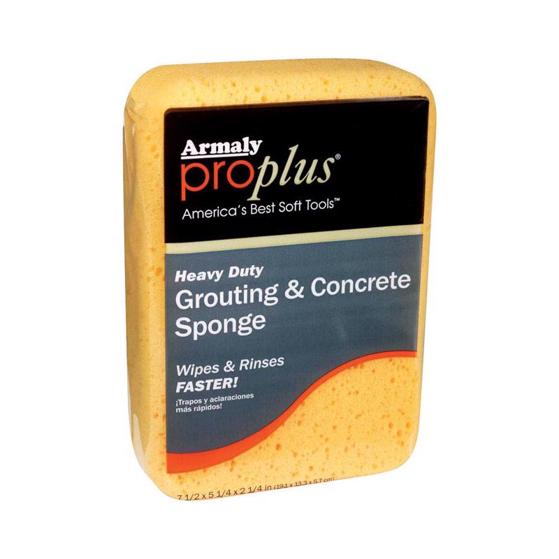 Armaly ProPlus Heavy Duty Antibacterial Sponge For Grout & Concrete 7-1/2 in. L 1 pc