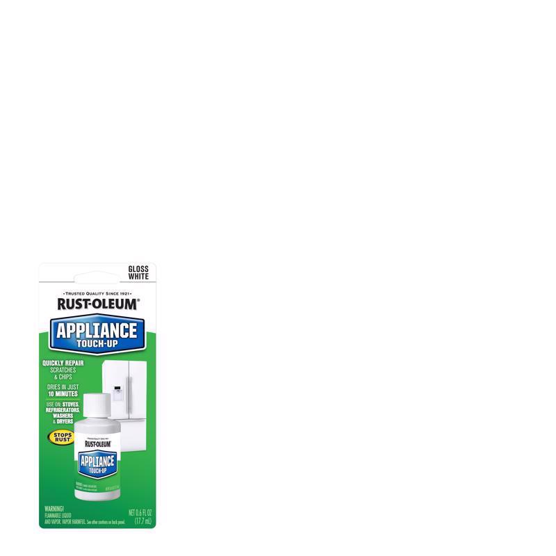 Rust-Oleum Specialty Gloss White Appliance Epoxy Touch-Up 0.6 oz - Case of 6