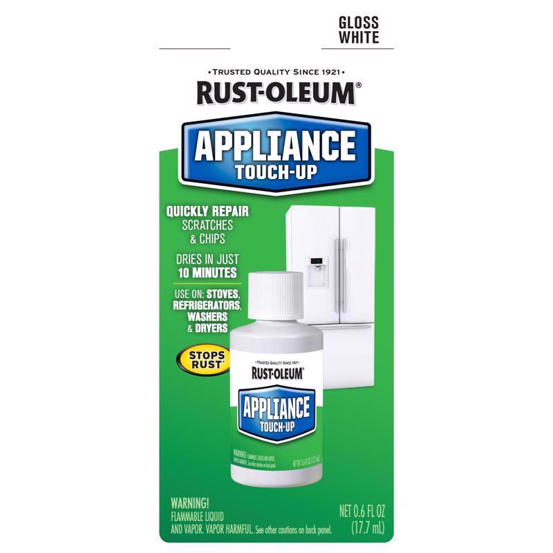 Rust-Oleum Specialty Gloss White Appliance Epoxy Touch-Up 0.6 oz - Case of 6