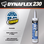 DAP Dynaflex 230 Clear Premium Latex Door/Siding/ Window Sealant 10.1 oz - Case of 12