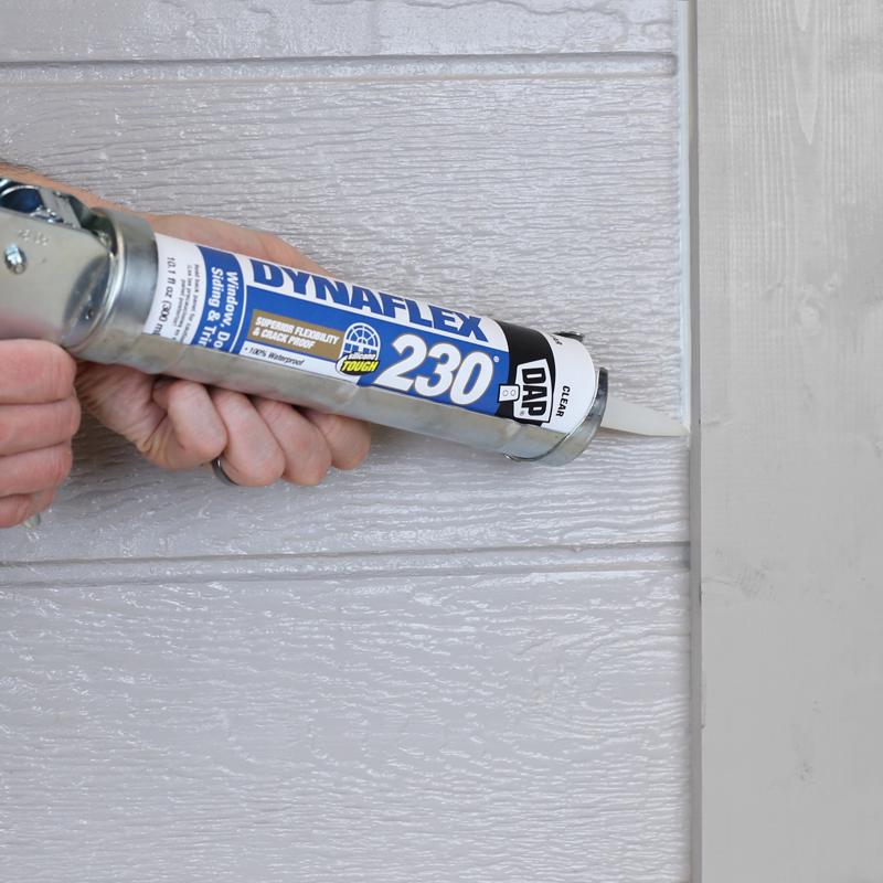 DAP Dynaflex 230 Clear Premium Latex Door/Siding/ Window Sealant 10.1 oz - Case of 12