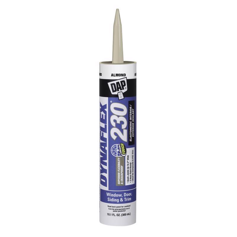 DAP Dynaflex 230 Almond Premium Latex Door/Siding/ Window Sealant 10.1 oz - Case of 12