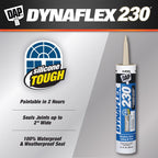 DAP Dynaflex 230 Almond Premium Latex Door/Siding/ Window Sealant 10.1 oz - Case of 12