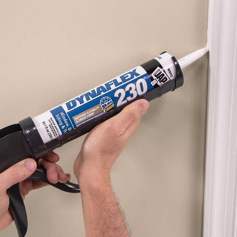 DAP Dynaflex 230 Almond Premium Latex Door/Siding/ Window Sealant 10.1 oz - Case of 12
