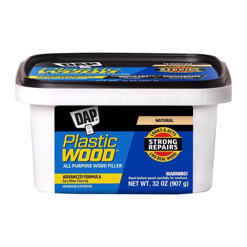 DAP Plastic Wood Natural Wood Filler 32 oz - Case of 4
