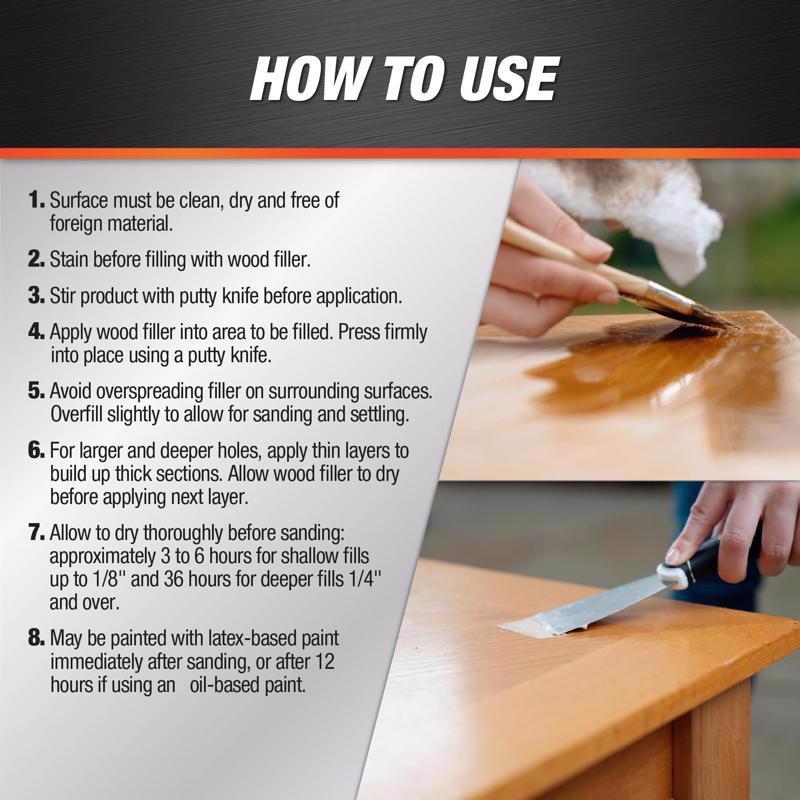 DAP Plastic Wood Natural Wood Filler 32 oz - Case of 4