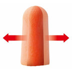 3M 32 dB Soft Foam Earplugs Orange 8 pair