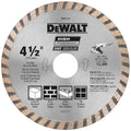 DeWalt High Performance 4-1/2 in. D X 7/8 in. X 0.080 in. thick Diamond Turbo Masonry Cut-Off Blade