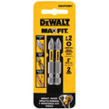 DeWalt Max Fit Phillips #2 X 2 in. L Screwdriver Bit Set Steel 2 pk