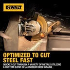 DeWalt 6 in. D X 7/8 in. X 0.045 in. thick Aluminum Oxide Cutting Wheel 1 pk