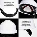 3M Pinlock Hard Hat White Vented