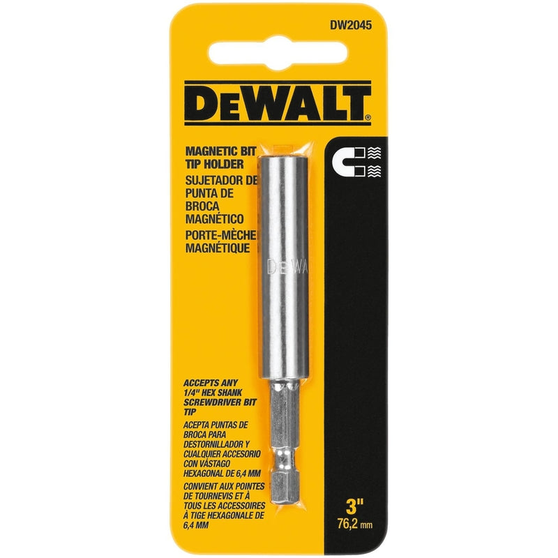 DeWalt 1/4 in. X 3 in. L Screwdriver Bit Holder Heat-Treated Steel 1 pc - Case of 5