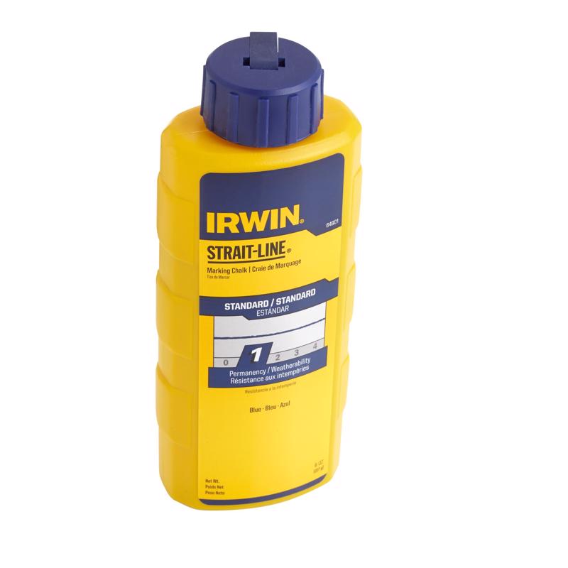Irwin Strait-Line 8 oz Standard Marking Chalk Blue 1 pk