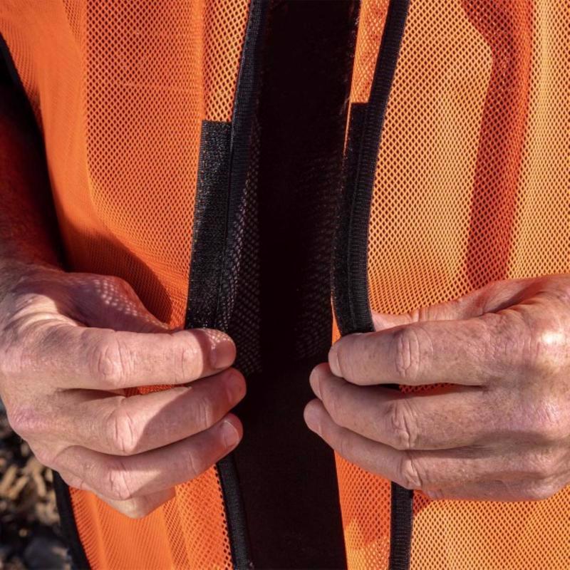 C.H. Hanson Safety Vest Orange One Size Fits All