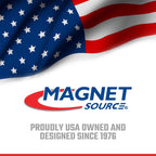 Magnet Source 1.875 in. L X .875 in. W Black Block Magnets 3 lb. pull 2 pc