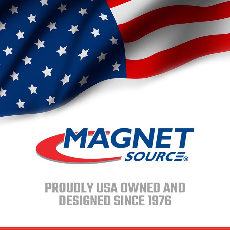 Magnet Source 1.875 in. L X .875 in. W Black Block Magnets 3 lb. pull 2 pc