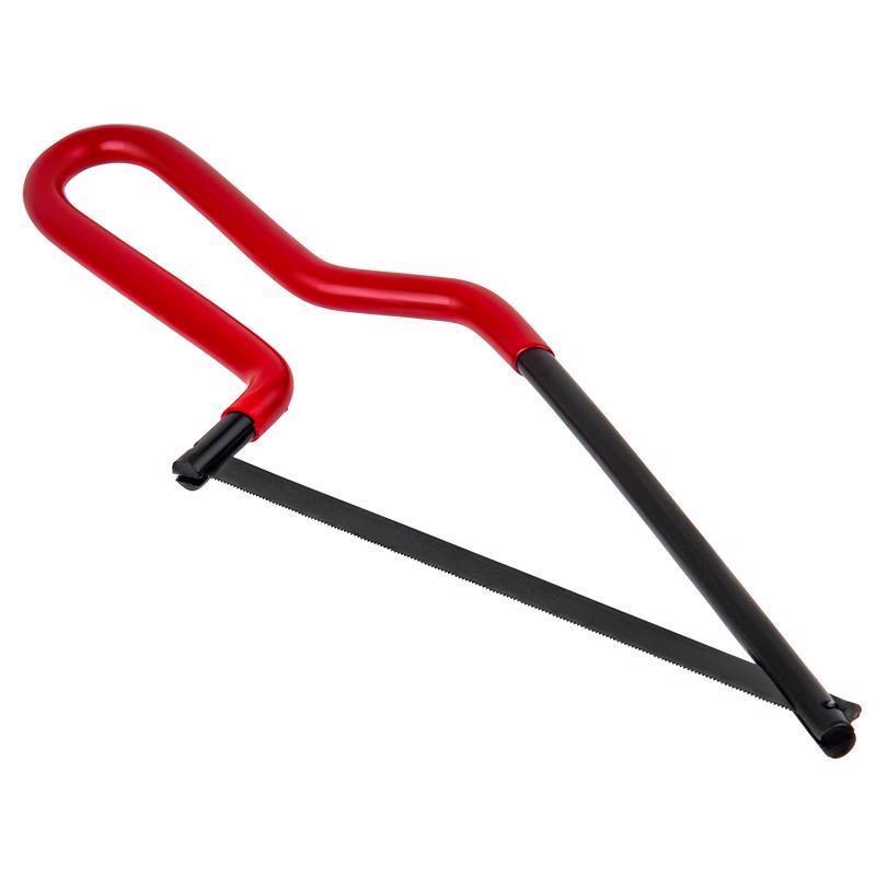 Superior Tool 32 TPI 6 in. High Carbon Steel Mini Hacksaw Black/Red 1 pc