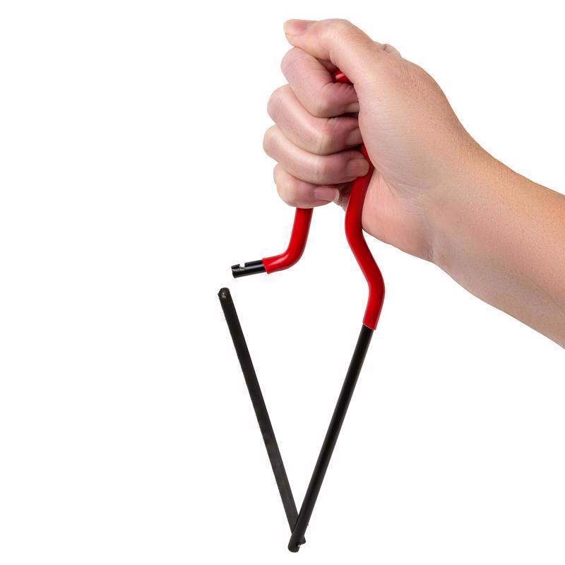 Superior Tool 32 TPI 6 in. High Carbon Steel Mini Hacksaw Black/Red 1 pc