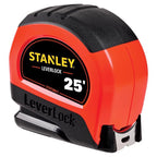 STANLEY LeverLock 25 ft. L X 1 in. W Compact Tape Measure 1 pk