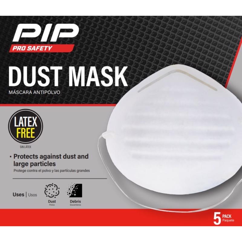 Safety Works Dust Protection Dust Mask Blue One Size Fits Most 5 pc