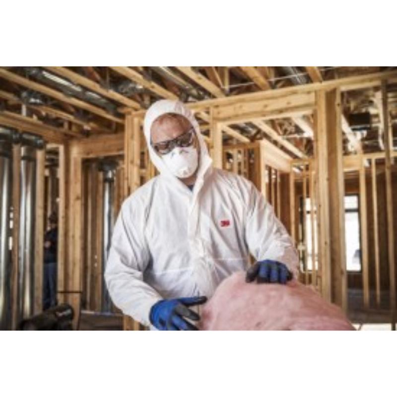 3M N95 Sanding and Fiberglass Disposable Respirator Valved White 2 pc - Case of 6