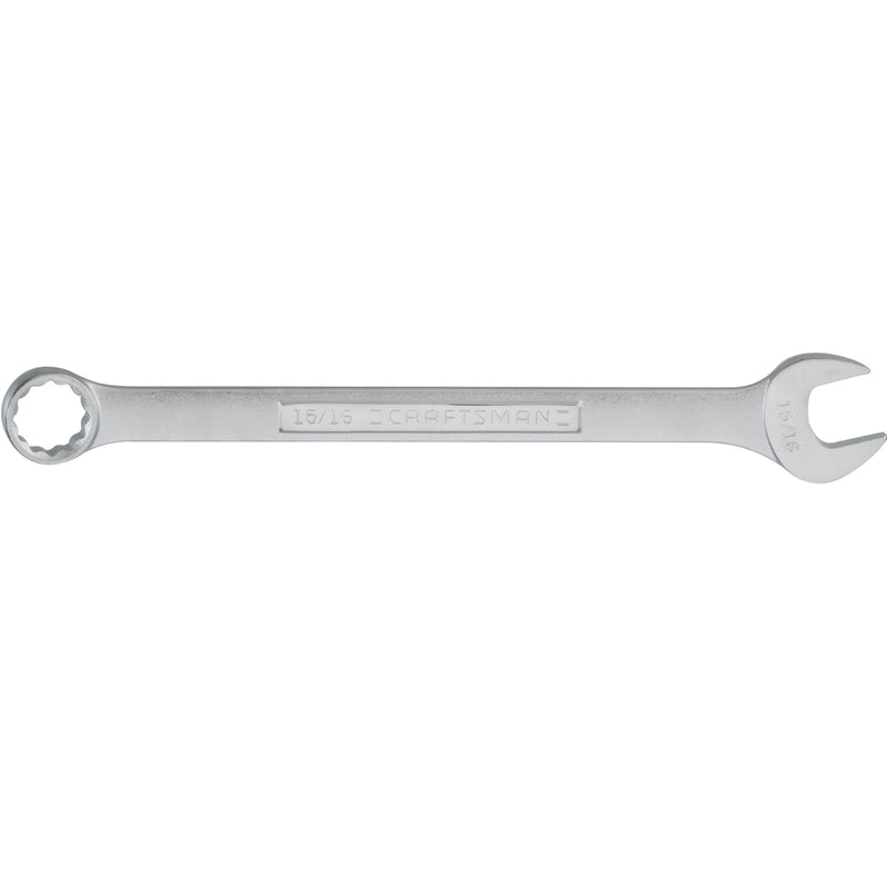 CRAFTSMAN 15/16 in. X 15/16 in. 12 Point SAE Combination Wrench 12.5 in. L 1 pc