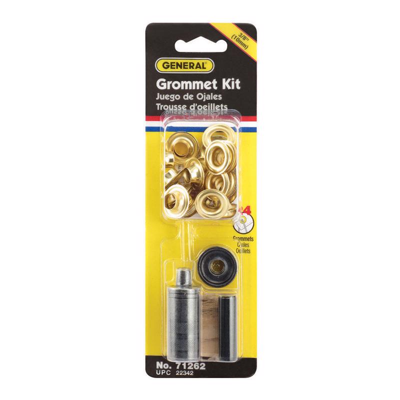 General 3/8 in. D Brass Grommet Kit 1 pk