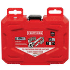 Craftsman 1/4 in. drive Metric 6 Point Socket and Ratchet Set 11 pc
