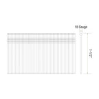 Grip-Rite 1-1/2 in. L X 18 Ga. Straight Strip Electro Galvanized Finish Nails 1000 pk